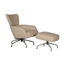 harvink relaxfauteuil met hocker Clip Do